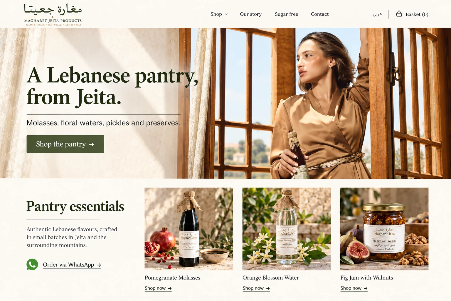 The original portrait website concept